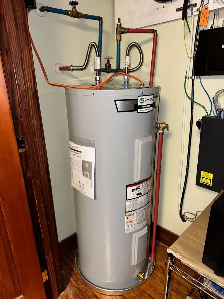 New AO Smith electric water heater installation in Pensacola, FL