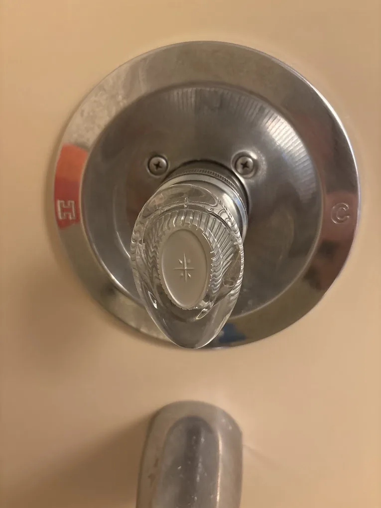 Shower valve and fixture serviced in a Pensacola bathroom