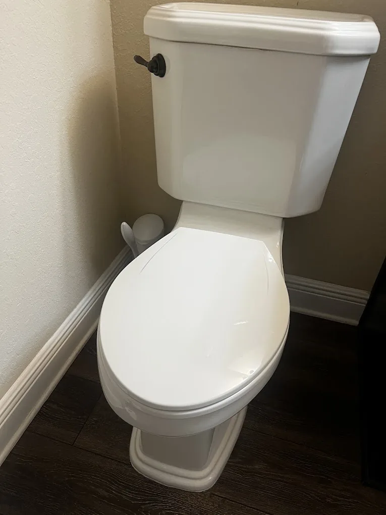 New toilet installation by The Golden Plumber in Pensacola